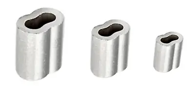1/16  Aluminum Sleeves Swage Ferrule For Wire Rope Cable  • $8.25