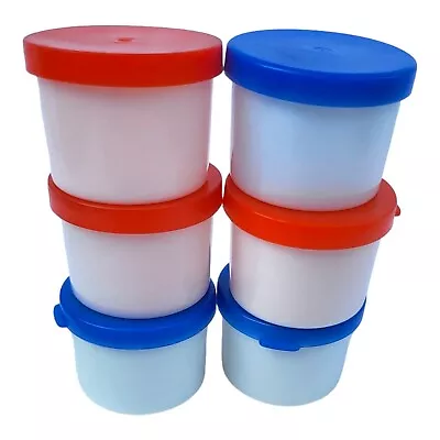 3oz Mini Containers Set For Spice Medicine Travel BPA Free Set Of 6 • $5.69