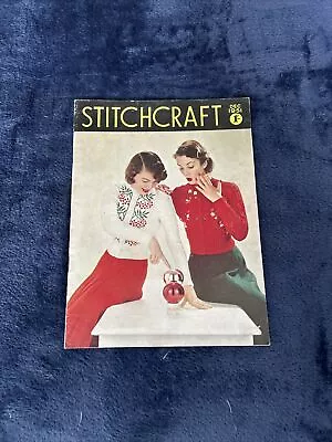 Rare Vintage Stitchcraft December 1951 Original Magazine Booklet Needlework • £5.99