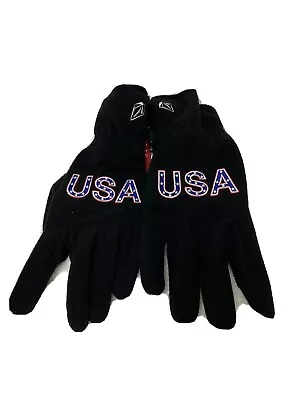 Volcom USST Men's Fleece Gloves Black M • $10.95