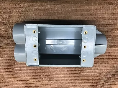 Carlon E979EFN FSCC PVC 1-Gang Electrical Junction Box 3/4 In. Conduit 3 Hubs • $12.50