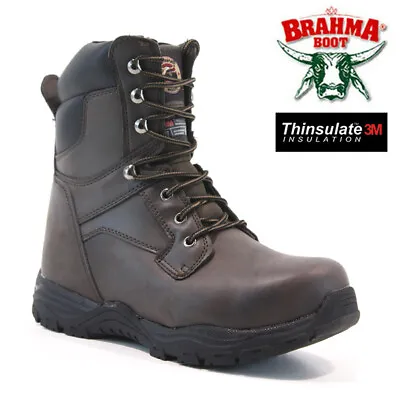 £19.95 • Buy Mens Combat Safety Steel Toe Cap Military Army Work Ankle Biker Boots Shoes Size