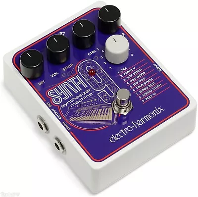 Electro-Harmonix EHX SYNTH 9 Synthesizer Machine Guitar Effects Pedal SYNTH9 • $217.95