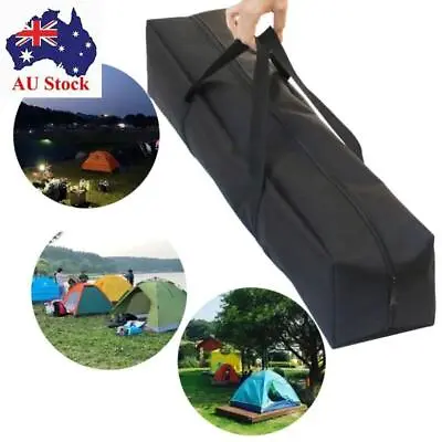 Large Capacity Tent Storage Bag Canvas Picnic Handbag Canopy Pole Bag  Camping • $17.50