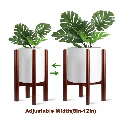 Adjustable Plant Stand Indoor Outdoor Plants Modern Outdoor Large Planter Holder • $15.86