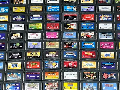 $31.99 • Buy Nintendo Game Boy Advance GBA Authentic *Pick Your Game* Cart Only Tested