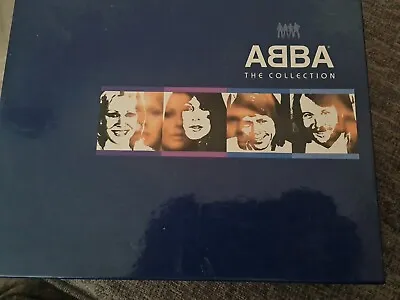 £10 • Buy ABBA The Collection 3 X CD Booklet & VHS Video Box Set - CONDITION VG EB32