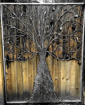 Beautiful Wrought Iron Decorative Design Entry Gate. All Gates Made To Order. • $895