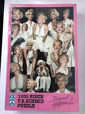 Vintage 1997 Marilyn Monroe In White 1000 Piece Jigsaw Puzzle By F.X. Schmid NEW • $11.99