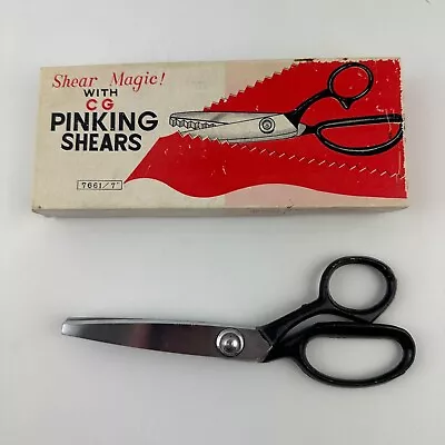 Pinking Shears 7 Inch Shear Magic Model 7661 Japan Vintage With Box • $8.95