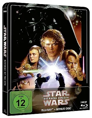 Star Wars Episode 3: Die Rache Der Sith [2 Blu-ray's Im Steelbook /NEU/OVP] • £17.34