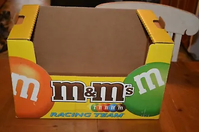 VERY RARE M & M M&m CANDY NASCAR DISPLAY BOX ONLY 1 LISTED HERE  • $100