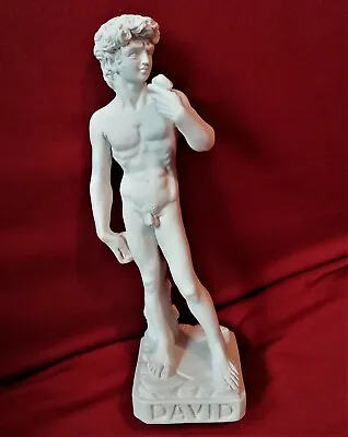 Michelangelo's DAVID Statue Greek Roman Mythology Figurine Sculpture A GIANNETTI • £71.99