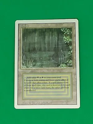 MTG Bayou Dual Land NM Revised 3rd Edition RESERVED LIST Near Mint Magic Card • $419.95