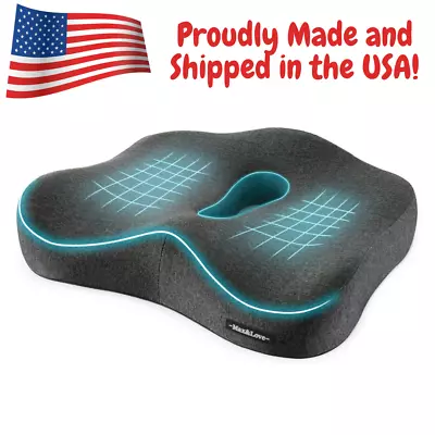 Memory Foam Seat Chair Cushion For Relieves Back Sciatica Pain Tailbone Pain • $28.03