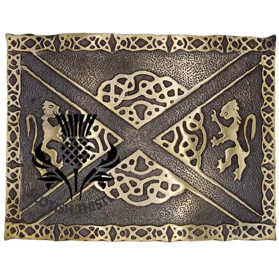 Scottish Kilt Belt Buckle Saltire Lion Rampant Antique/Highland Celtic Buckles • £8.49