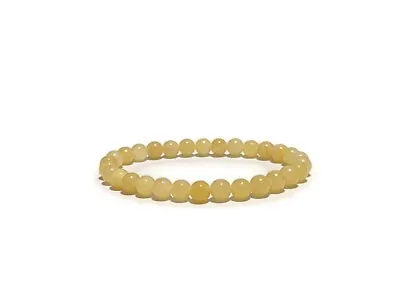 Aragonite Gemstone Crystal Bracelet 6mm Grade A+ Emotions & Peace • £9.99