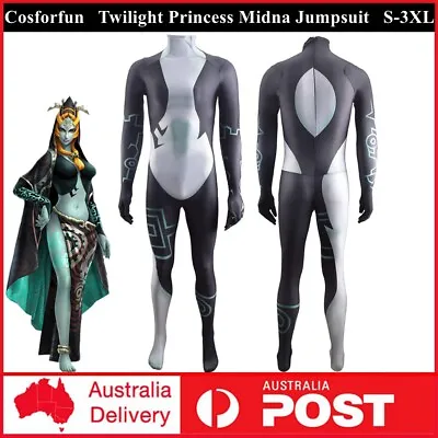 The Legend Of Zelda Costume Twilight Princess Midna Jumpsuit Cosplay Party Suits • $75.61