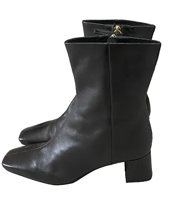 Zara Ankle Leather Boots(39) • $55