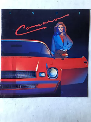 Vintage 1981 Chevrolet Camaro Original Color Dealership Brochure • $7.75