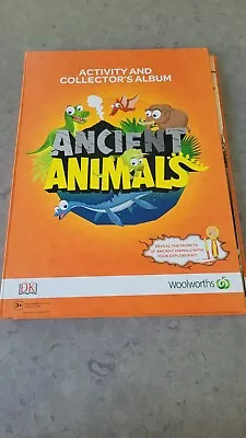 Woolworths Ancient Animals Activity And Collector's Complete Full Album  • $35