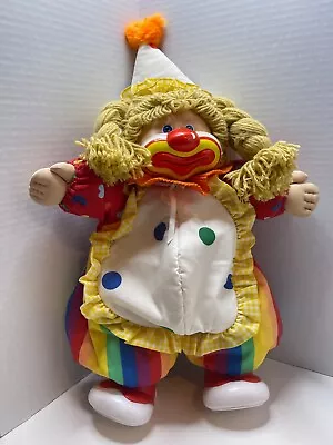 Vintage CABBAGE PATCH KID In Clown Costume Blonde Hair Blue Eyes W/tooth • $39.99