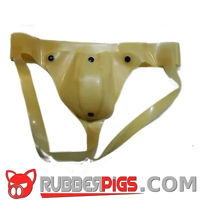 Translucent Rubber Codpiece Jockstrap GAY FETISH INTEREST • £45