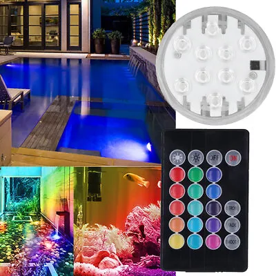 IP68 Waterproof LED Light Submersible Underwater Pool Pond Hot Tub Fish Aquarium • £5.79