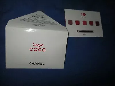 £5 • Buy Chanel Rouge Coco Lipstick Samplers  New Unused With Lip Brush