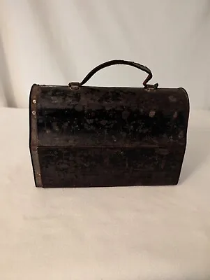 Vintage/antique Early To Mid 1900's Slide Out Metal Lunch Box • $55
