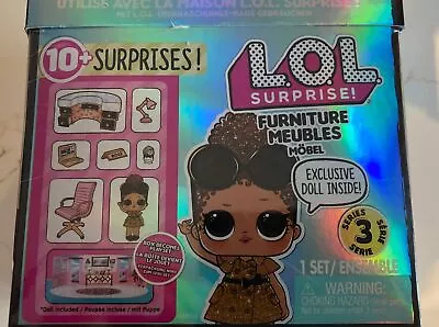 L.O.L Surprise FURNITURE Set - Includes 1 LOL DOLL 10 Surprises - NEW • £12.97