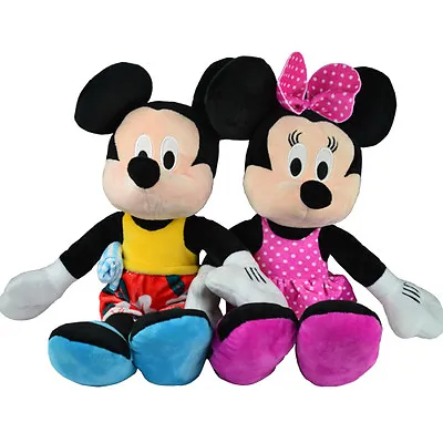 Disney Mickey Mouse Plush Toy Soft Cuddly Kids Minnie Doll Teddy Bear Boys Girls • £117.99