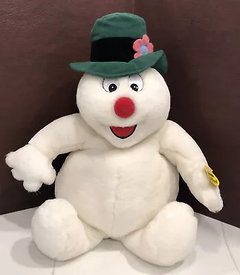 Frosty The Snowman Singing Christmas 15” Stuffed Plush Vintage Gemmy • $22