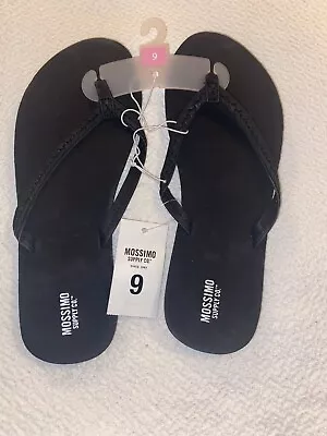 Mossimo Womens Flip Flop Sandal Black Brand New Casual Wear Summer Time • $6