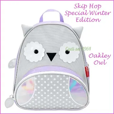 Skip Hop Oakley Owl Special Winter Edition Backpack Girls Bag NEW • £19.49