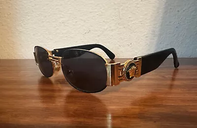 Vintage Gianni VERSACE Medusa Logo Mens Sunglasses Mod S70 16L • $695