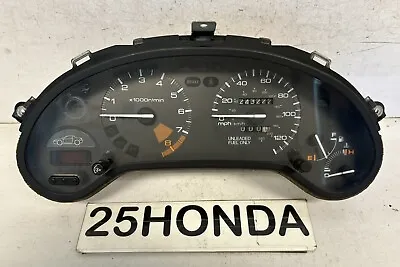 92-97 Honda Del Sol Vtec 7RPM 5 Speed Gauge Cluster USDM Speedo EG1 EG2 OEM  • $195