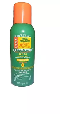 Avon Skin So Soft Bug Guard Plus IR3535® Expedition™ Aerosol Spray SPF 28 NEW • $15.95