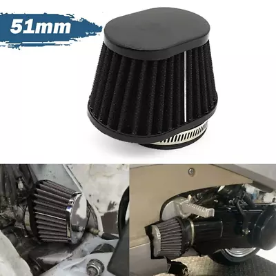 51mm Air Filter Cleaner Intake Pod For Yamaha V Star 1100 XVS1100A Classic • $15.93