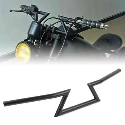 7/8  Handlebars Z Bar Drag Bars Black Fit Harley For Honda For Suzuki For Yamaha • $123.36