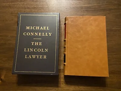 SIGNED LIMITED NUMBERED The Lincoln Lawyer Michael Connelly 23/275 2005 Leather • $499.99