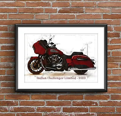 Indian Challenger Limited - 2020 Art Sketch Poster [without Frame] • $29