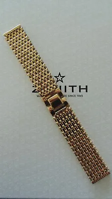 Nos Vintage 20mm Gold Metal Pinned Link Watch Band Watchband Bracelet Strap B • $114.99