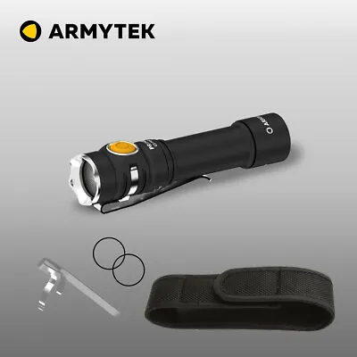 Armytek New Prime C2 Pro LED Flashlight USB Rechargeable Daily Handlamp • £92.47