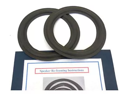 $9.95 • Buy New 8  Inch Woofer Speaker Foam Edge Repair Parts Kit Realistic Nova 4 5 15 16