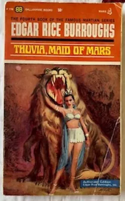 THUVIA MAID OF MARS / ERB / 1963 Ballantine 1st Printing / Abbett • $5