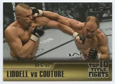 2011 UFC Title Shot Top 10 Title Fights #TT-20 Chuck Liddell/Randy Couture NM-MT • $2