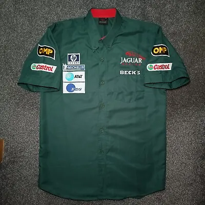 Vintage F1 Jaguar Shirt Team Pit Crew Formula Red Bull Grand Prix Stewart Lauda  • £89.99