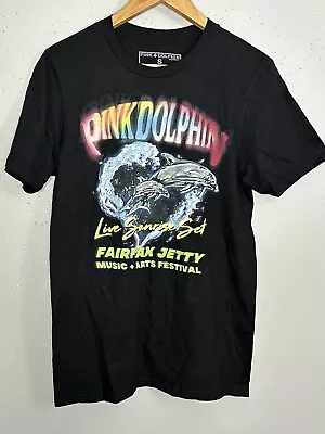 Pink Dolphin Clothing Shirt Men’s Black Small S Short Sleeve Tee T Live Sunrise • $12.99