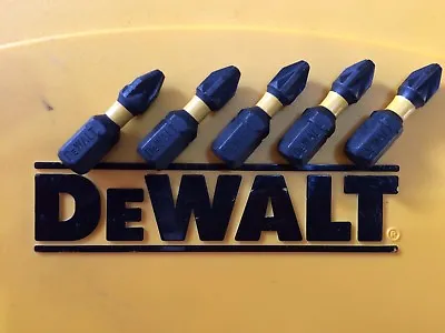 DeWALT Impact Pozi 2 PZ2 Bits Extreme Torsion Screwdriver 5pcs 25mm Fits Makita • £3.99